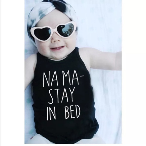 Namaste in Bed Blank Onesie Tank Top - Picture 2 of 2